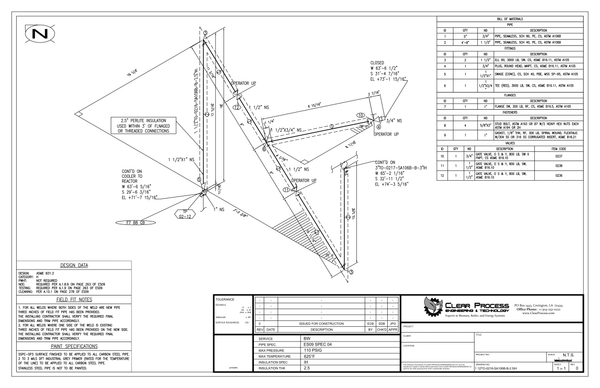 Piping Isometric & BOM