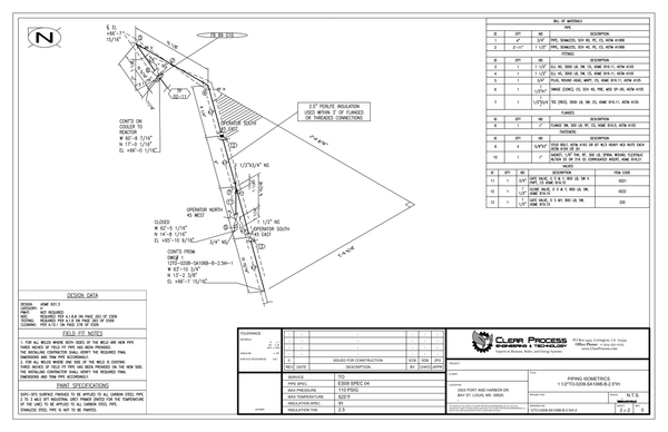 Piping Isometric & BOM